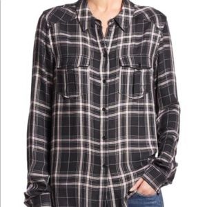 {paige} Plaid Button Down Shirt
